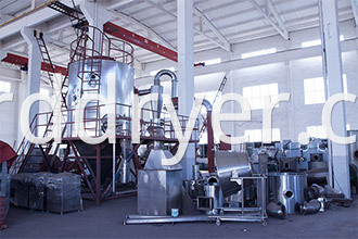 chemical material titanium white dryer machine high speed rotating flash dryer